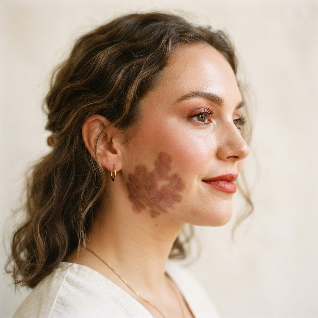 How to cover a port-wine stain with makeup: a practical guide