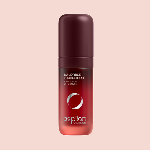 Aspilon Cosmetics buildable coverage Foundation for visible skin differences